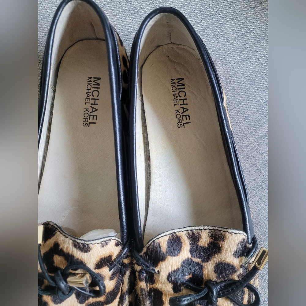 Michael Kors Leopard Daisy Moccasin Size 8M - Picture 6 of 6